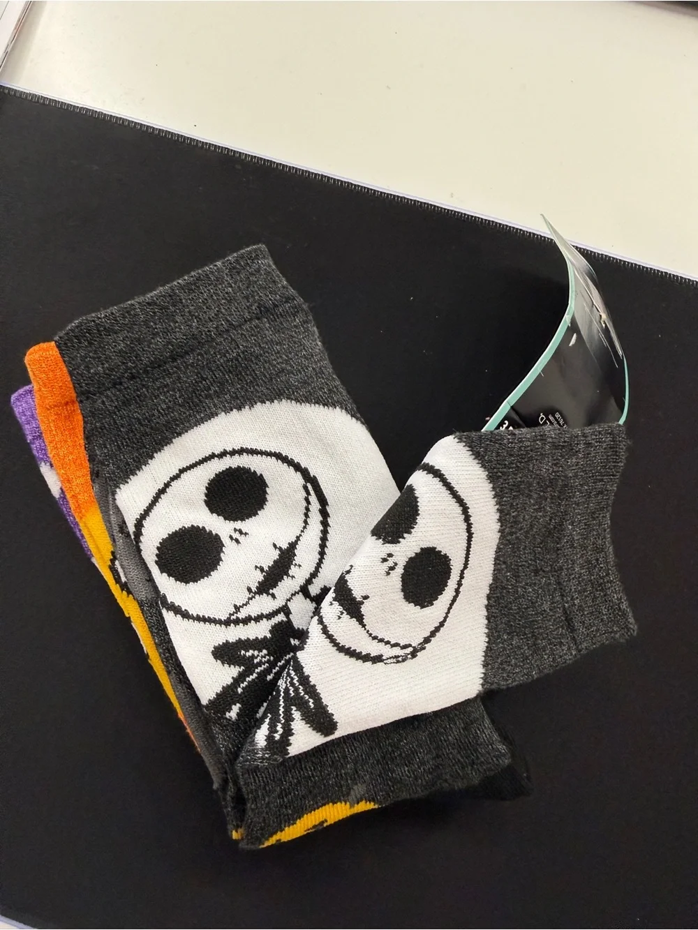 Disney Nightmare Before Christmas Socks 3 Pack Jack Sally Zero Crew Shoe Sz 5-10